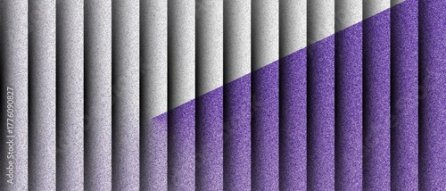 白、灰色、黒紫のグラデーション。ざらざらとした質感。縦縞。