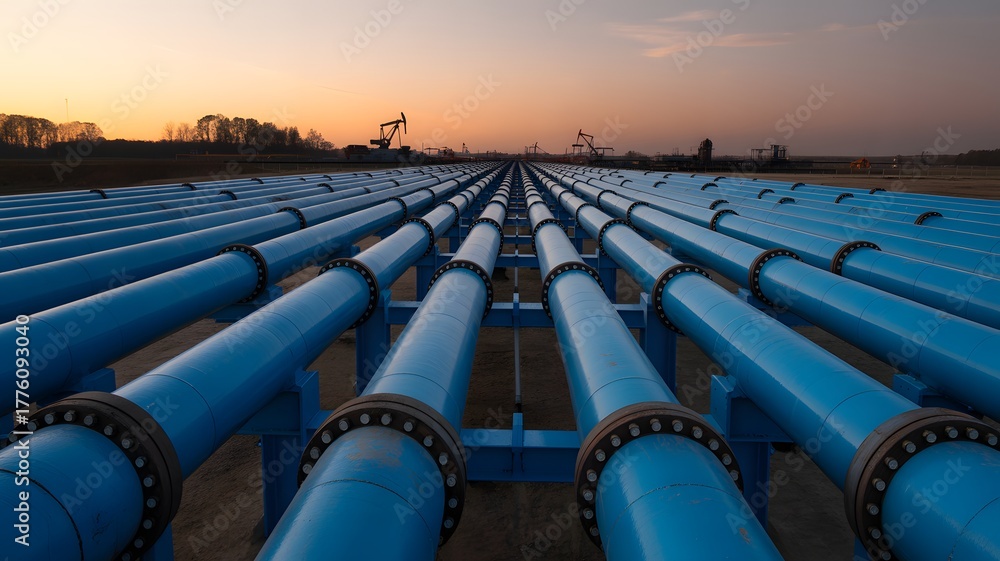 Naklejka premium rows of chairs at sunset