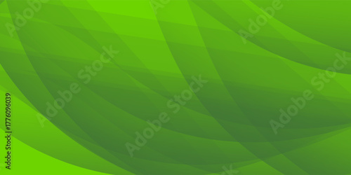 green wave background. Fluid shapes vector design modern art nice simple