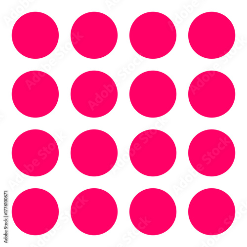 Muster mit pinken Kreisen