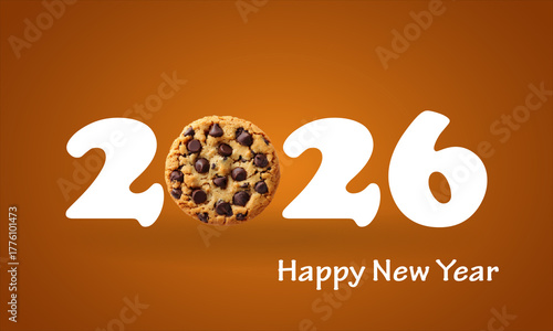 Happy New Year with cookies instead of zero 1-10-25