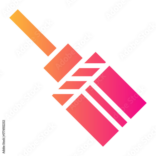 trailing cables gradient fill icon