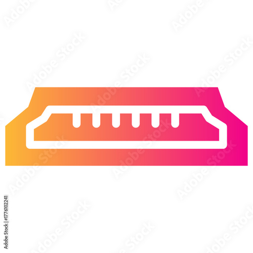 hdmi gradient fill icon