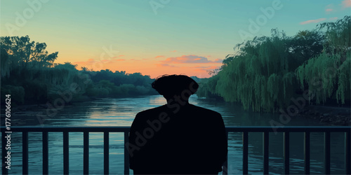 Twilight Bridge Watcher