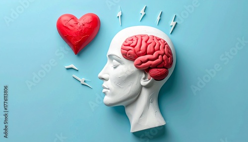 Conceptual representation of the connection between emotions, mind, and the human condition