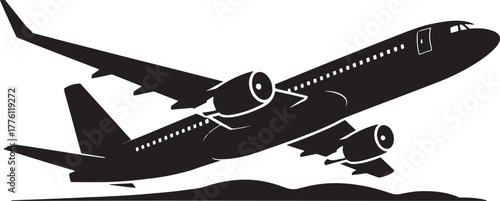 Airplane Taking Off Aviation Travel Flight Jet Plane Transportation Aircraft Journey Trip