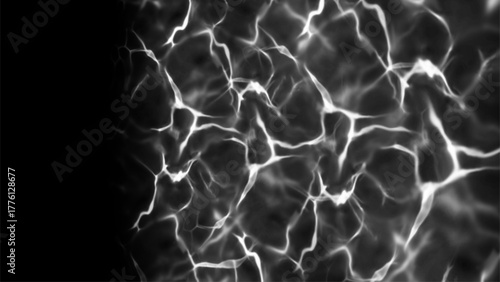 black and white smoke, Transparent water waves in sunlight background. Trendy summer nature banner. Defocused aqua-mint liquid colored clear water surface texture with splashes bubbles with copy space