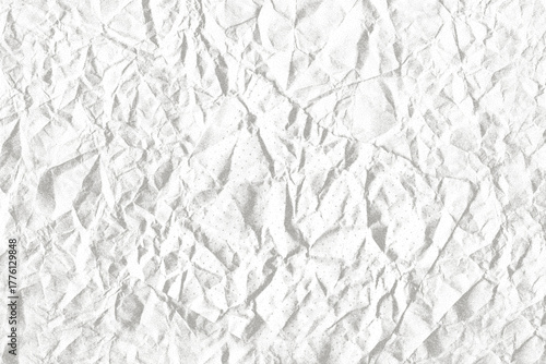 Stippled crumpled paper sheet grunge craft overlay texture with halftone gradient vector illustration. Old vintage crumpled stipple paper grunge punk overlay craft background