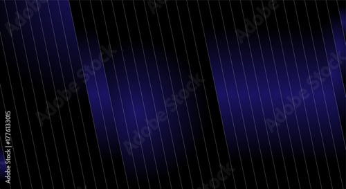 Abstract dark blue background with glowing particles and light streaks