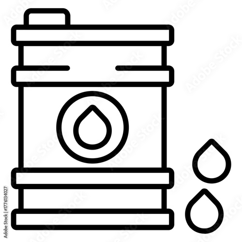 Oil Barrel Icon