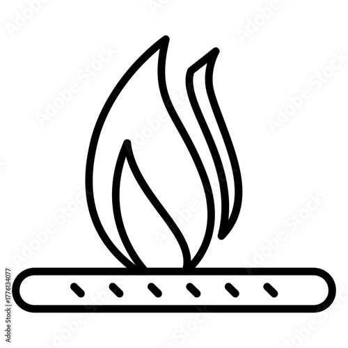 Natural Gas Flame Icon