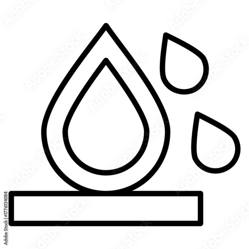 Oil Drop Icon