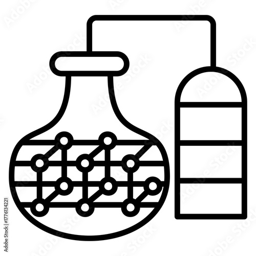 Petrochemical Flask Icon