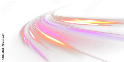 PNG glitter light fire flare trace. Racing cars dynamic flash effects city road with long exposure night ligh. Laser beams luminous abstract sparkling isolated on a transparent background.	