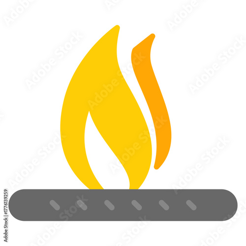 Natural Gas Flame Icon