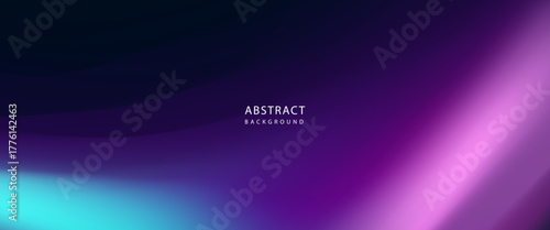 Neon Abstract Swirl with Cyan and Violet Glow