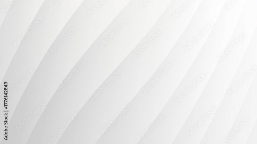 White abstract background with curved diagonal lines is suitable for modern designs, tech promotions, and creative presentations. Versatile and dynamic.