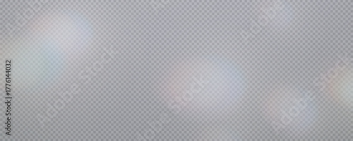 Set of rainbow light flares, reflection effect, falling confetti. Light rainbow lights with transparent effect, sparkling prism, stripe overlay, rainbow crystal, vector, png.