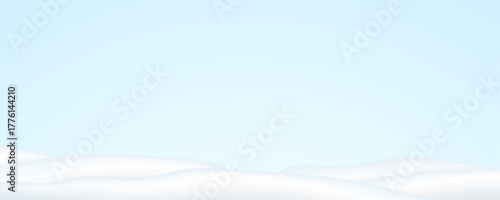 Realistic winter background, snowdrifts, snowdrifts, blizzard and wind, snow. Christmas winter landscape, 3D background with snow, vector transparent background, PNG.