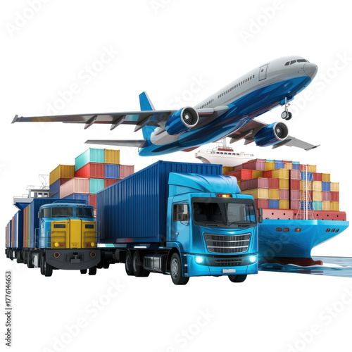 Global Transportation Ground, Rail, Air, and Sea Logistics