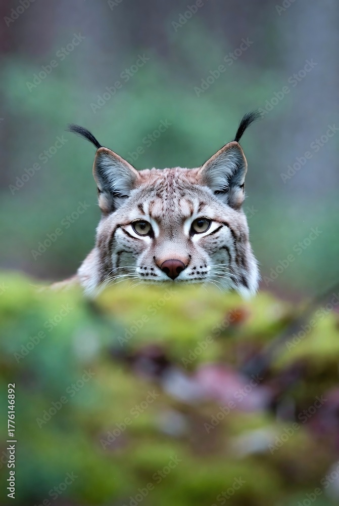 Fototapeta premium portrait of a lynx