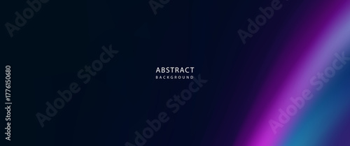Neon Abstract Swirl with Cyan and Violet Glow