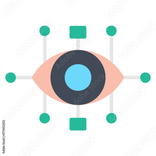 Artificial Intelligence Eye Icon