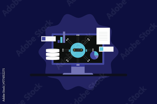 Machine learning uses algorithms to learn from data and make predictions or decisions to improve business, finance, and marketing.