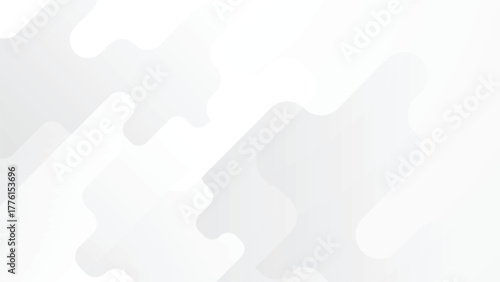 Abstract white background fluid shape pattern business banner design