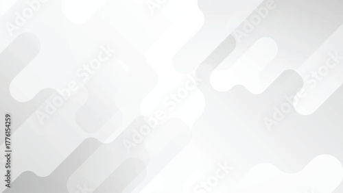 Abstract white background fluid shape pattern business banner design