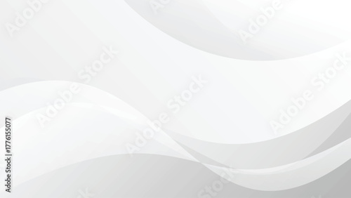 Wallpaper Mural White background wave curve shape soft flow modern business wallpaper Torontodigital.ca