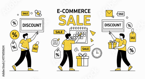 Online Shopping Discounts and E-commerce Promotional Event Concepts