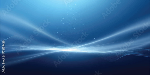 Abstract blue background with light streaks elegant and modern design perfect for technology and science presentations