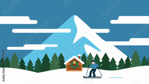 Christmas Nordic Glide by Wreath Cabin