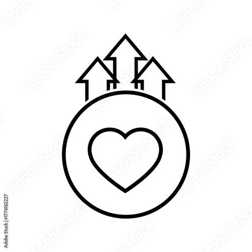 Volunteer icon vector. Community service  illustration sign. helping symbol. donation logo.