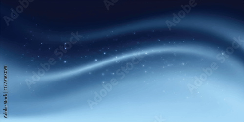 Abstract blue gradient background with flowing waves soft light effect perfect for modern design projects