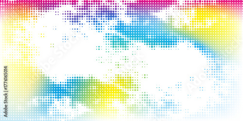 Old grunge ripped torn vintage collage posters creased crumpled paper surface placard texture background backdrop empty space for text