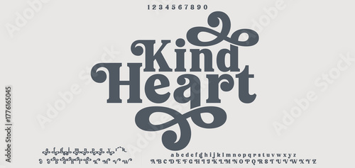 Luxury wedding alphabet font. Typography decorative elegant classic lettering serif fonts vintage retro for logo. vector illustration