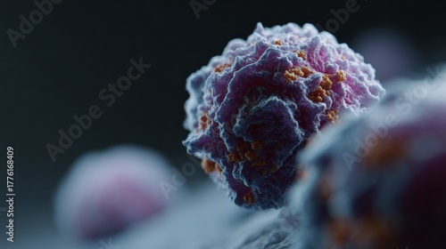 An ethereal cell in a cosmic dance, celebrating World Microbiome Day and Biophilia Revelry with microscopic elegance