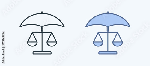 Legal Preparedness Icon Multiple Style