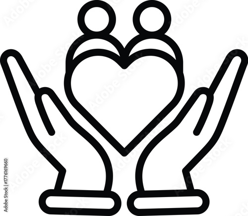 compassion in outline style