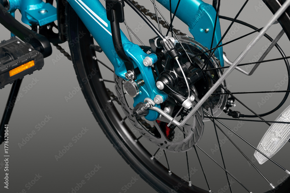 Obraz premium Brake caliper and disc.