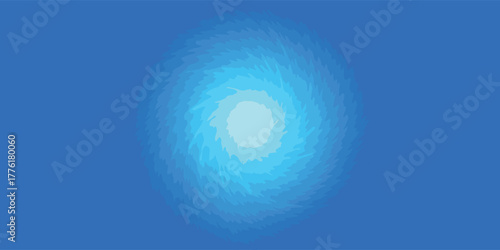 Abstract blue swirling vortex background with a bright glowing center creating a tunnel effect.