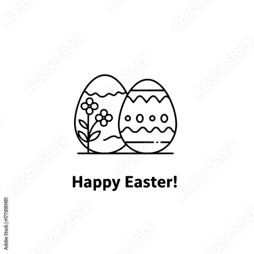 Easter egg icon with the message 