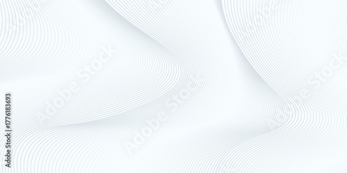 Abstract background with white holographic line pattern in luxury pastel colors. Premium horizontal vector design template for business banner, prestigious voucher, wedding invitation.