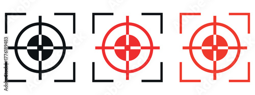 Precision Sniper Telescope Icon Vector Illustration. Minimalist logo design element symbolizing Accuracy, Focus, Strategy, Targeting, Security, and Long-Range Vision. Perfect for defense contractors.