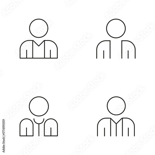 Compliance line editable icon set. Contain icons related to compliance, regulatory, governance, corporate, transparency, regulations and more. Containing market, growth, sales, trends Vector.