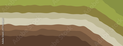 Abstract soil and rock layers. 