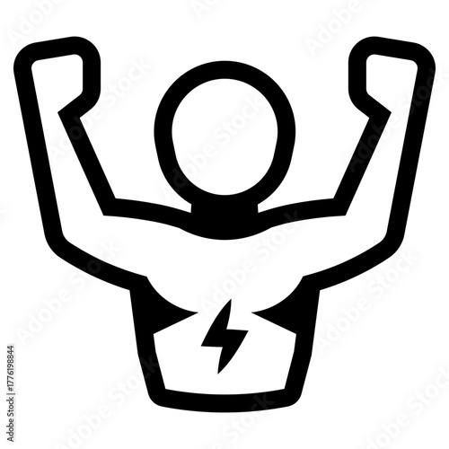 human energy icon