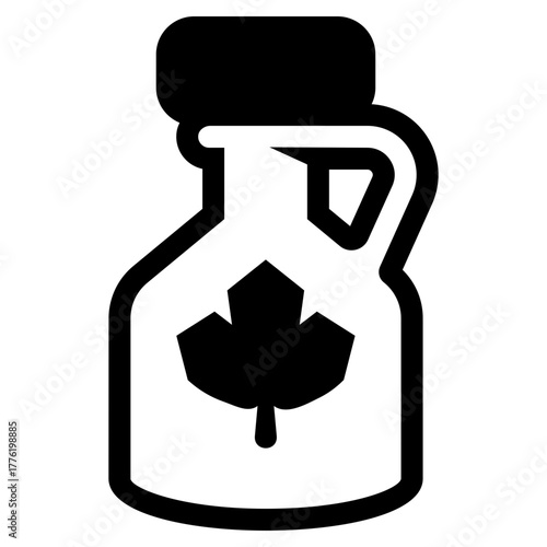 maple syrup bottle icon